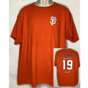 San Francisco Giants Blood Donor T-Shirt Size XL Vitalant #19 Orange